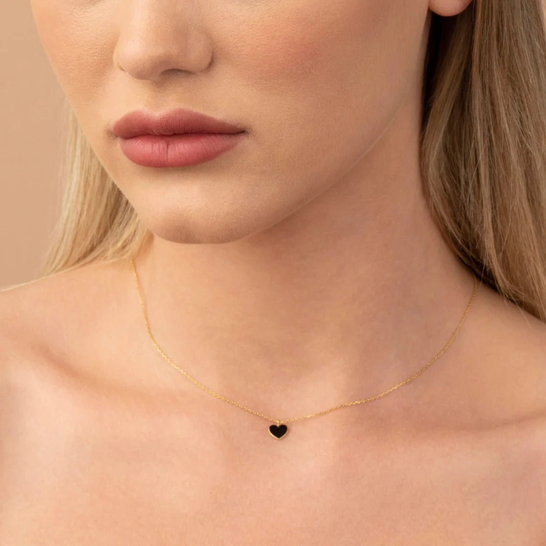 Enduring Love Necklace | Black