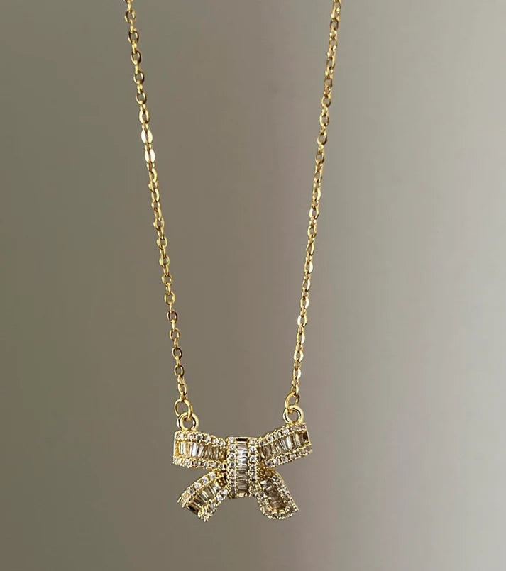 Evelyn Bow Necklace