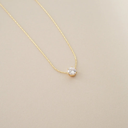One Diamond Necklace