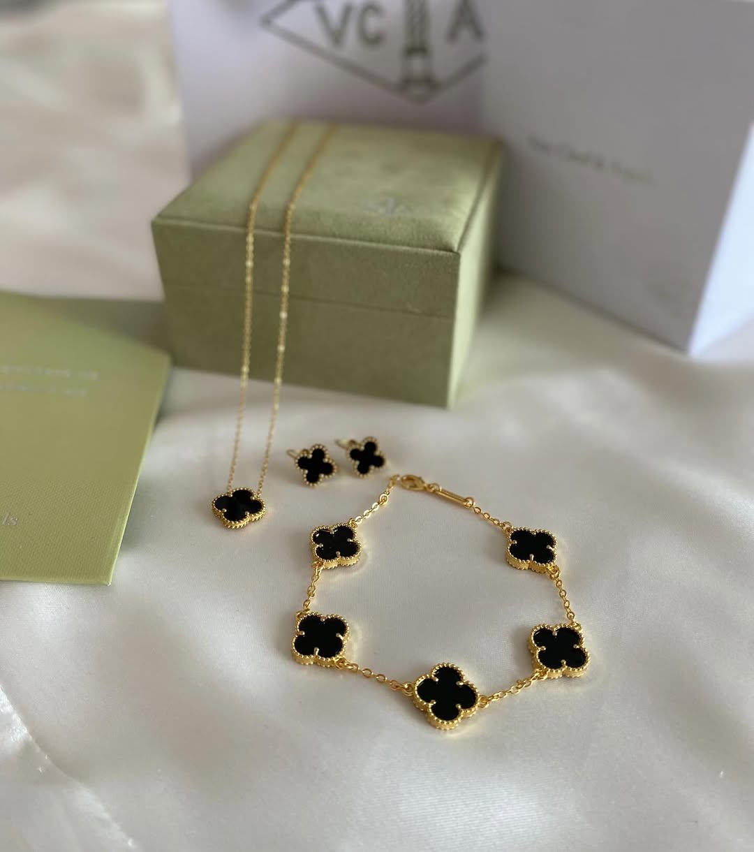 Premium Clover 4 pcs Complete Set (Adjustable Ring)