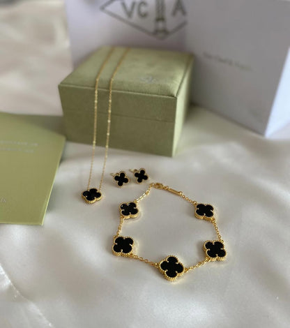 Premium Clover 4 pcs Complete Set (Adjustable Ring)